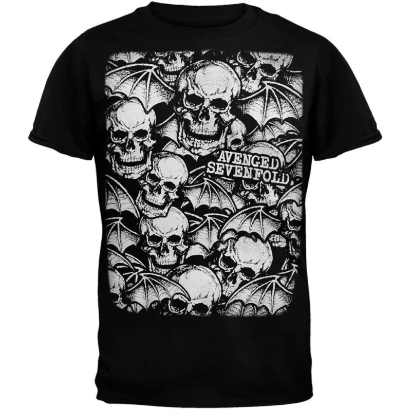 Avenged Sevenfold - All-Over Deathbats T-Shirt sold by Old Glory