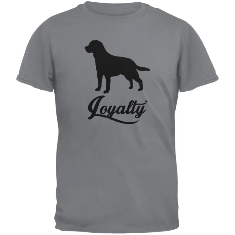Labrador Loyalty Gravel Adult T-Shirt sold by Old Glory