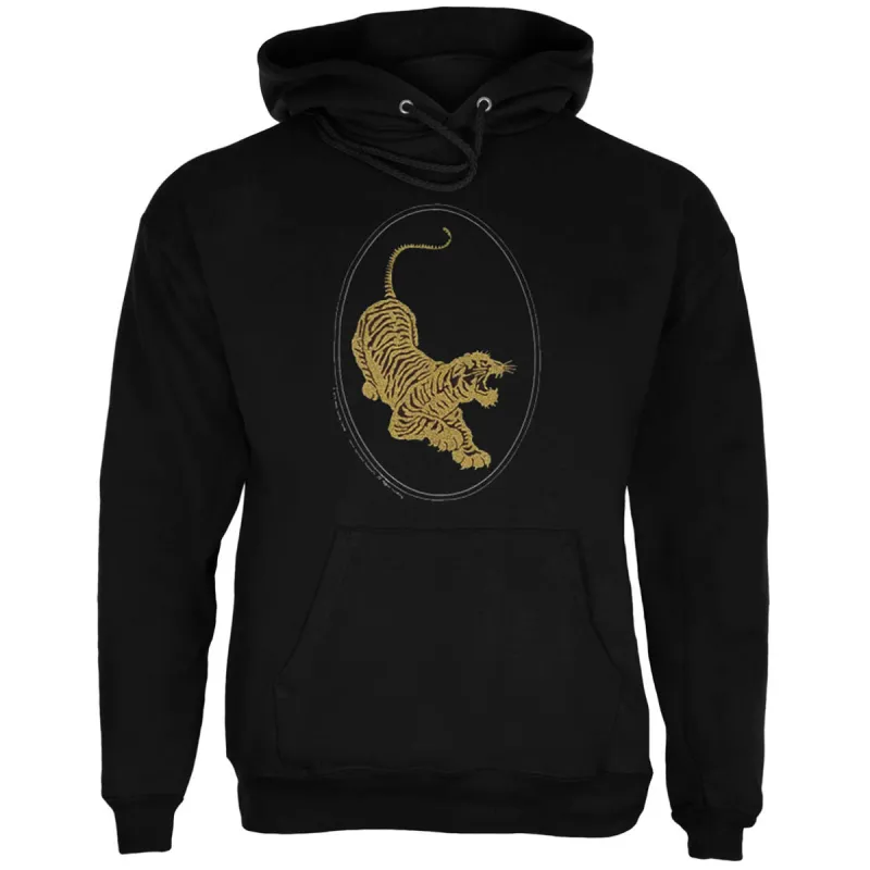 Jerry Garcia - Tiger Guitar Mens Pullover Hoodie sold by Old Glory