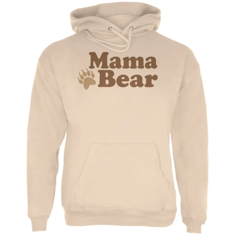 Mothers Day - Mama Bear Sand Adult Hoodie sold by Old Glory