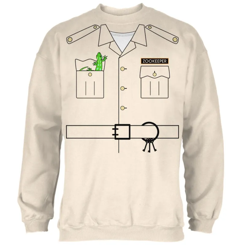 Halloween Zookeeper Costume Mens Sweatshirt sold by Old Glory