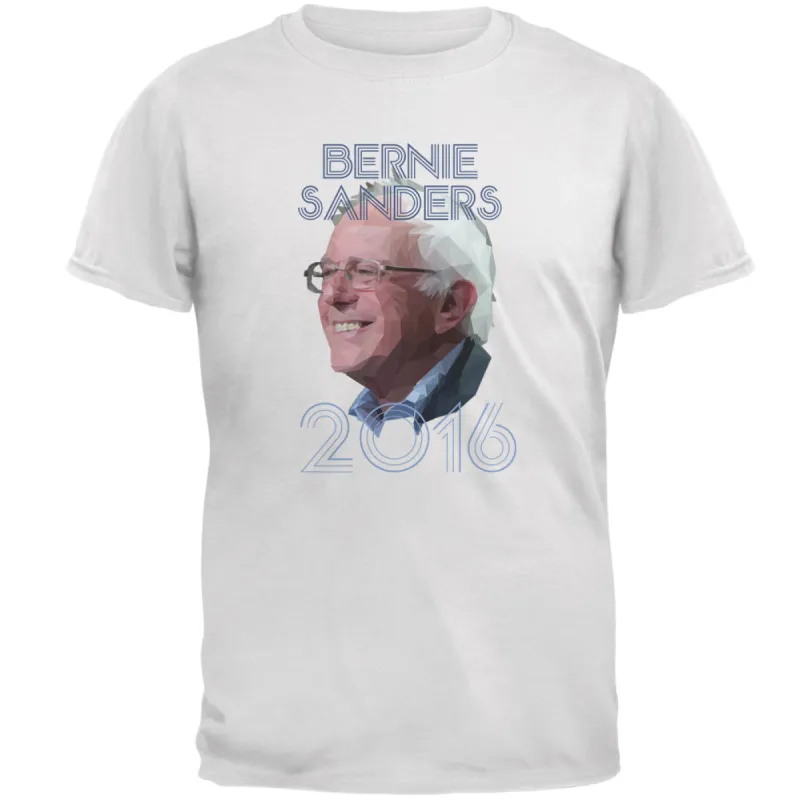 Election 2016 Bernie Sanders Vector White Adult T-Shirt sold by Old Glory