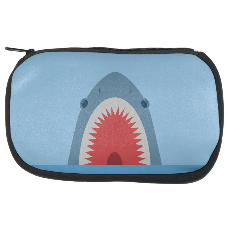 Cute Fun Shark Attack Makeup Bag sold by Old Glory