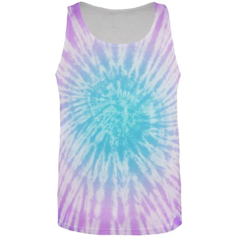 Dead Head Tie Dye All Over Adult Tank Top sold by Old Glory