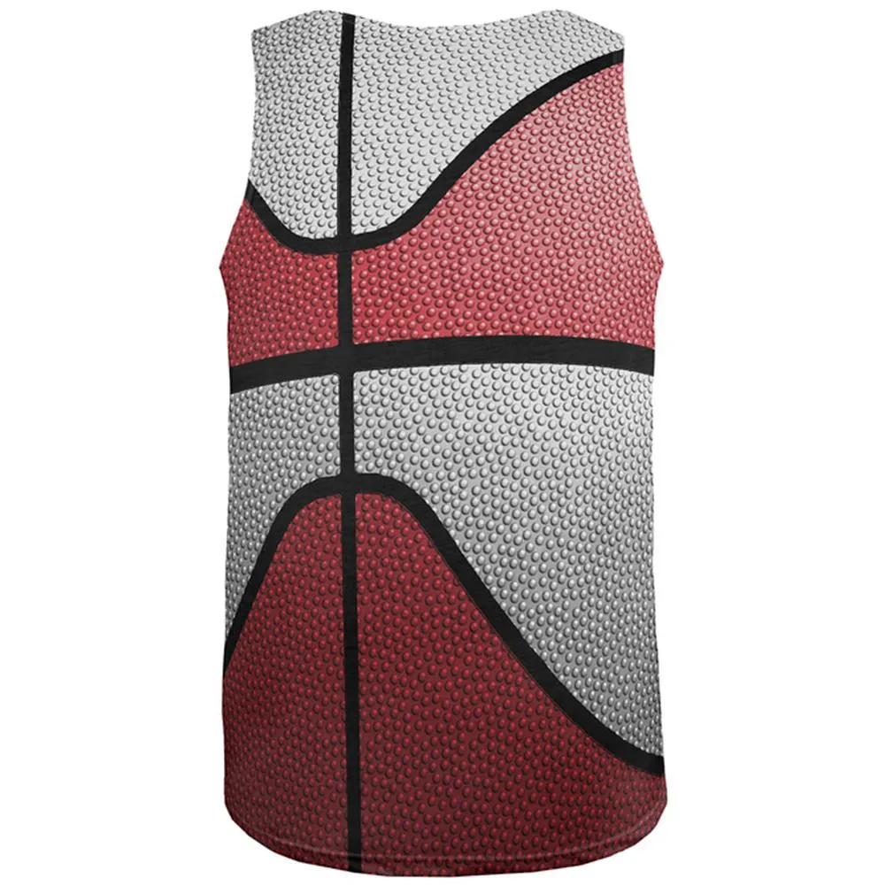 Championship Basketball Red & White All Over Mens Tank Top sold by Old Glory product image thumbnail 2