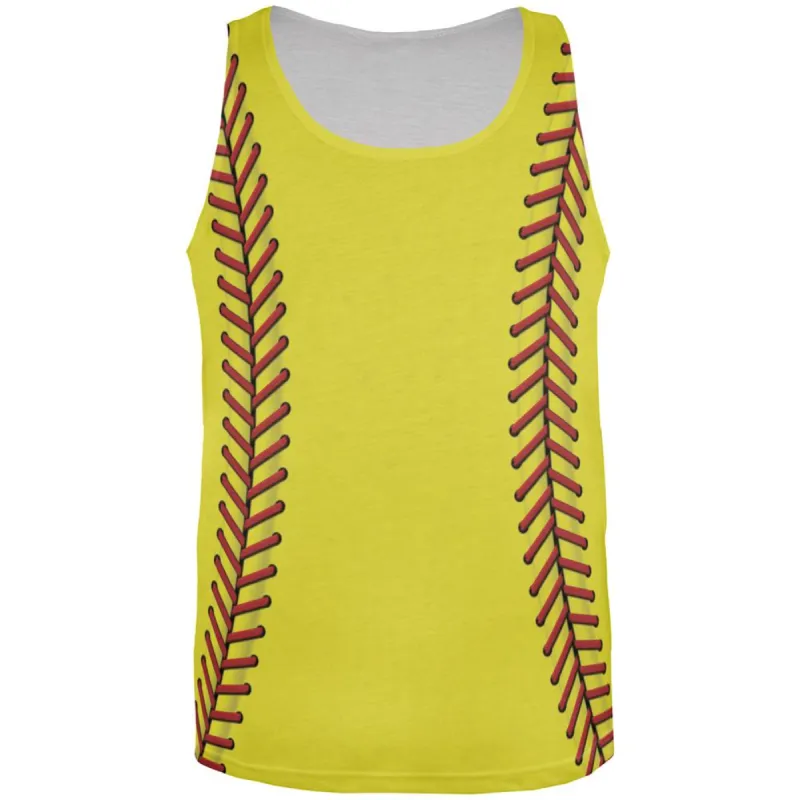 Softball All Over Mens Tank Top sold by Old Glory