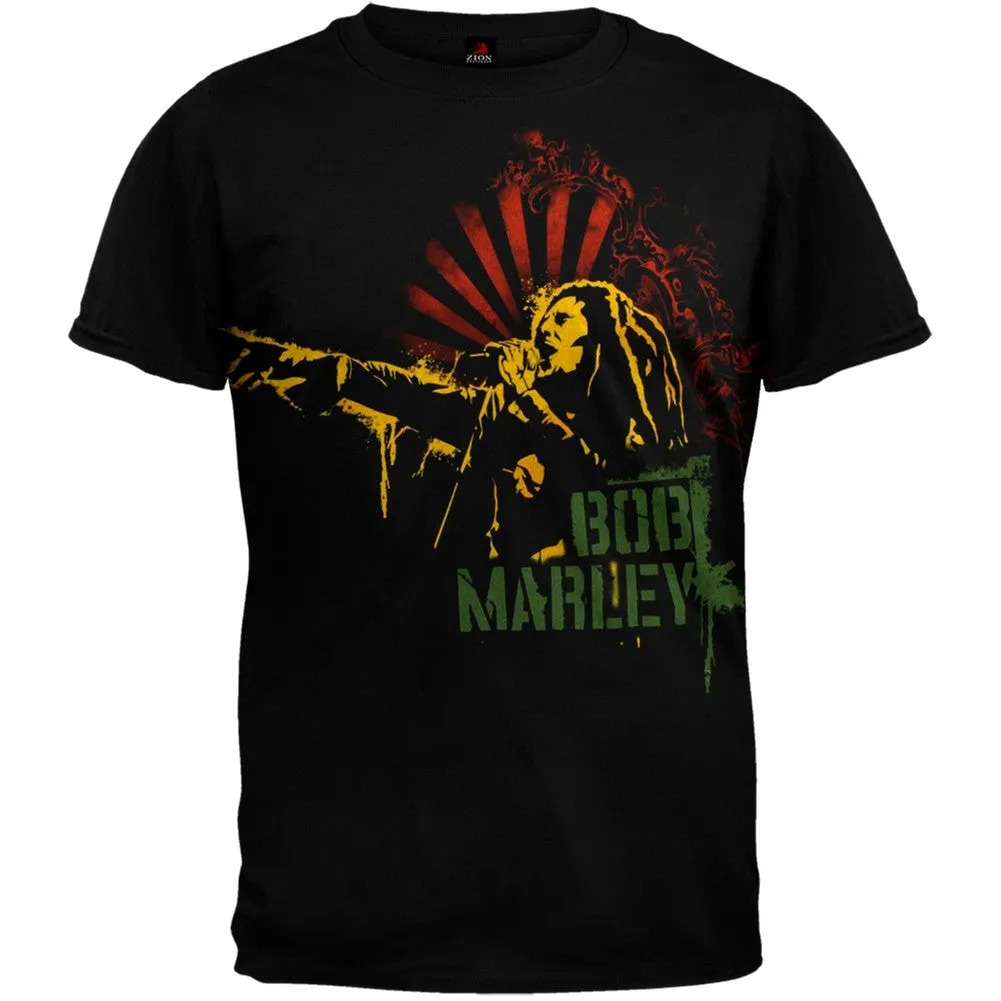 Bob Marley - Stencil Soft T-Shirt sold by Old Glory