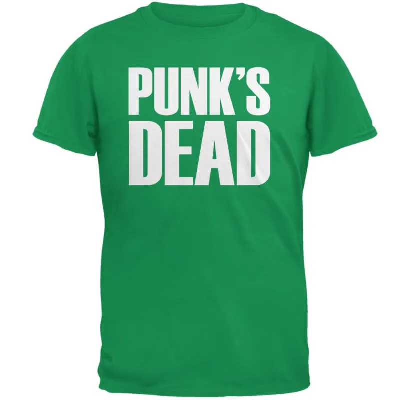 Punk's Dead V3 Irish Adult T-Shirt sold by Old Glory