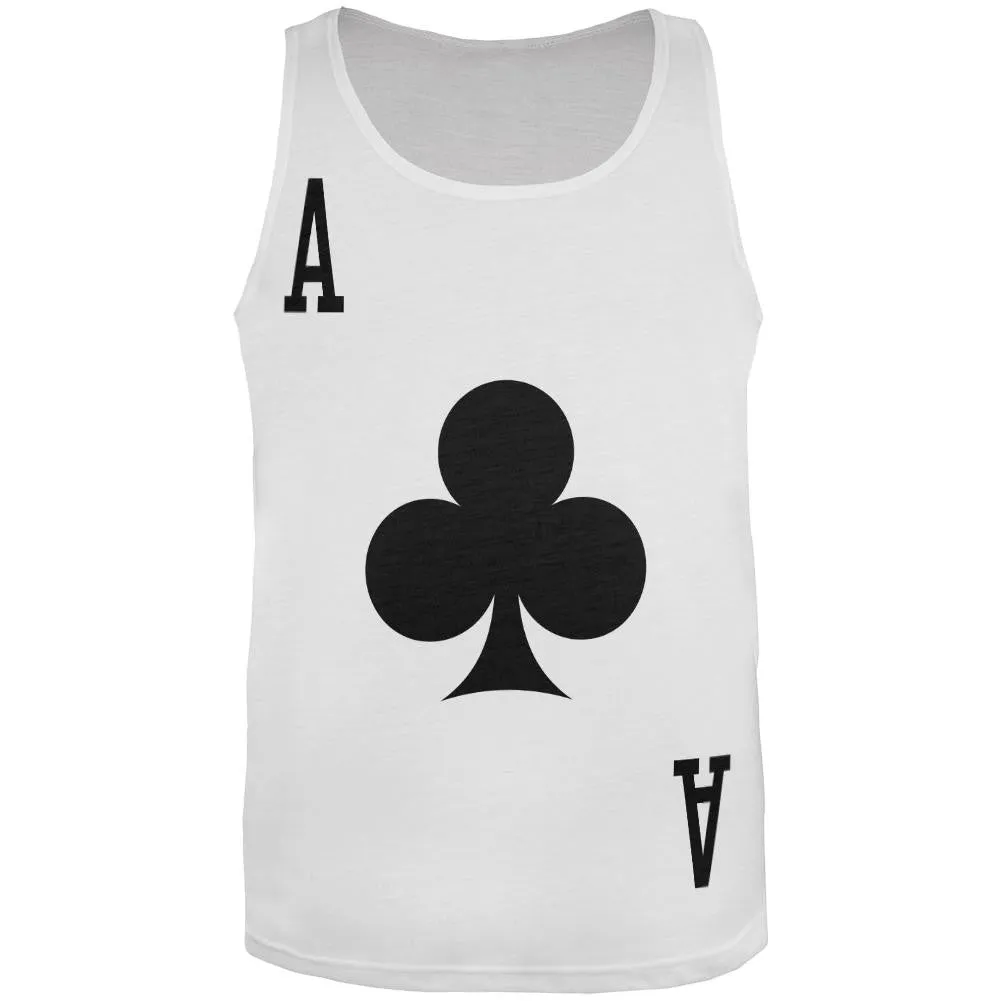 Halloween Ace of Clubs Card Soldier Costume All Over Adult Tank Top sold by Old Glory