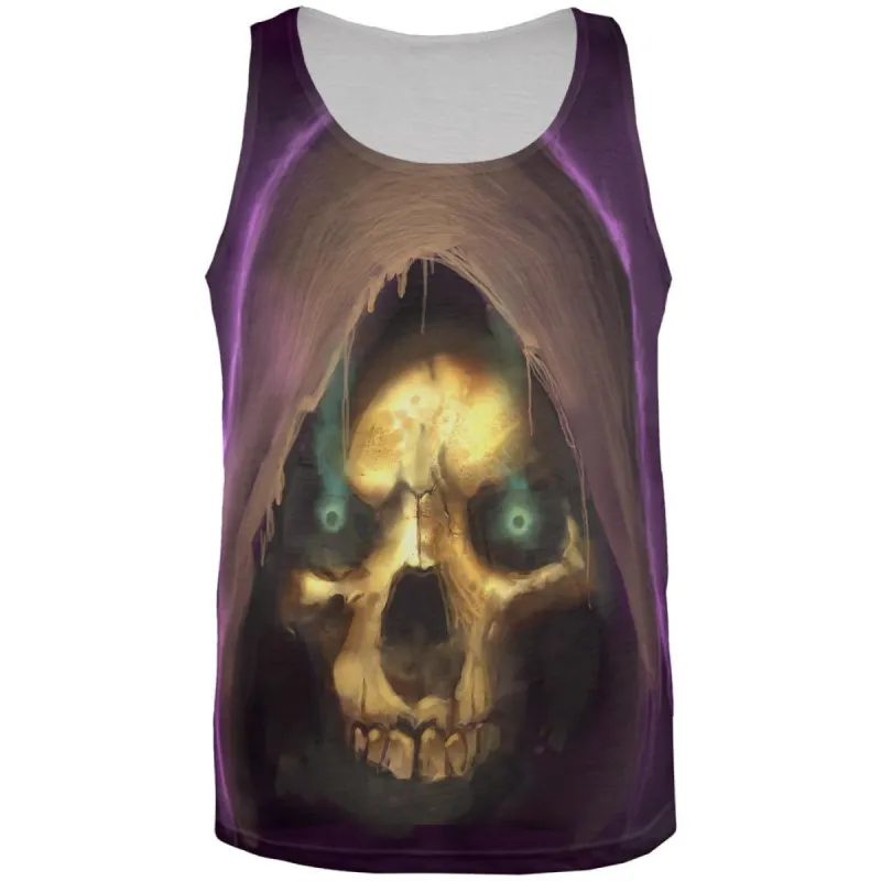 Grim Reaper All Over Adult Tank Top sold by Old Glory
