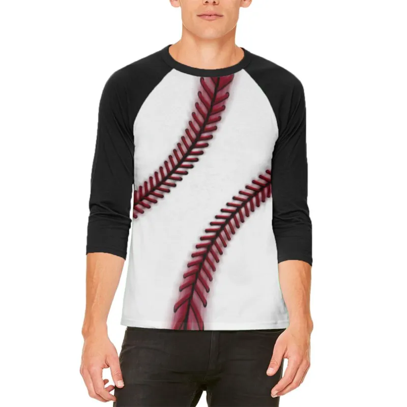 Fastball Baseball Mens Raglan T Shirt sold by Old Glory