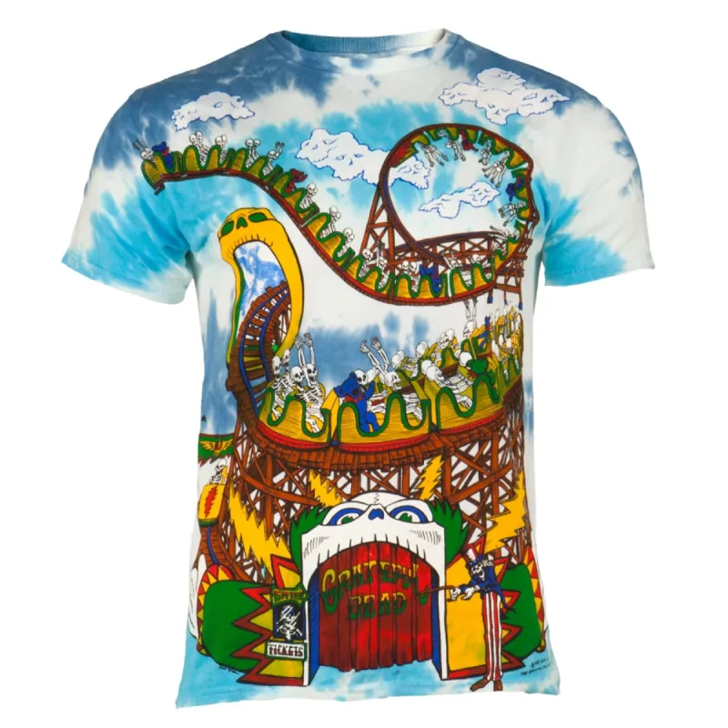 Grateful Dead - Amusement Park Tie Dye Adult T-Shirt sold by Old Glory