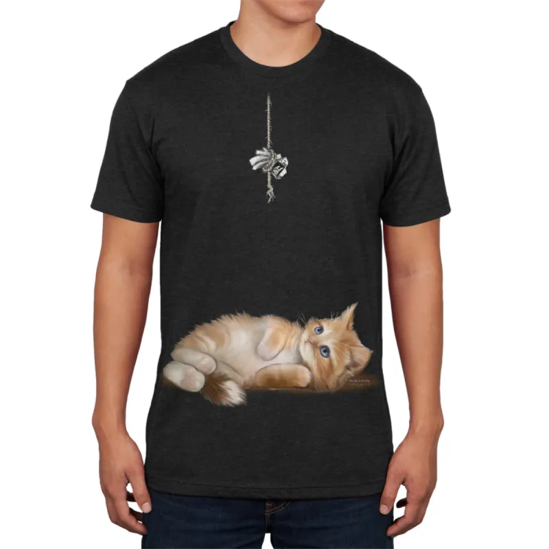 Simple Things Kitty Cat Playtoy Full Mens Soft T Shirt sold by Old Glory