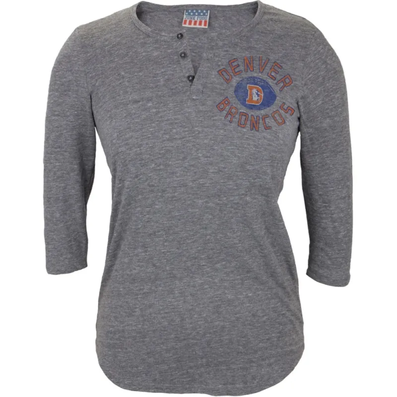 Denver Broncos - Half Time Juniors Henley sold by Old Glory