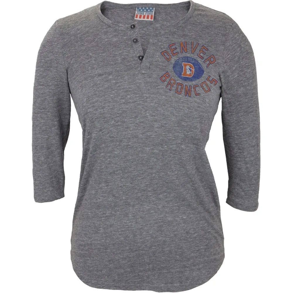 Denver Broncos - Half Time Juniors Henley sold by Old Glory