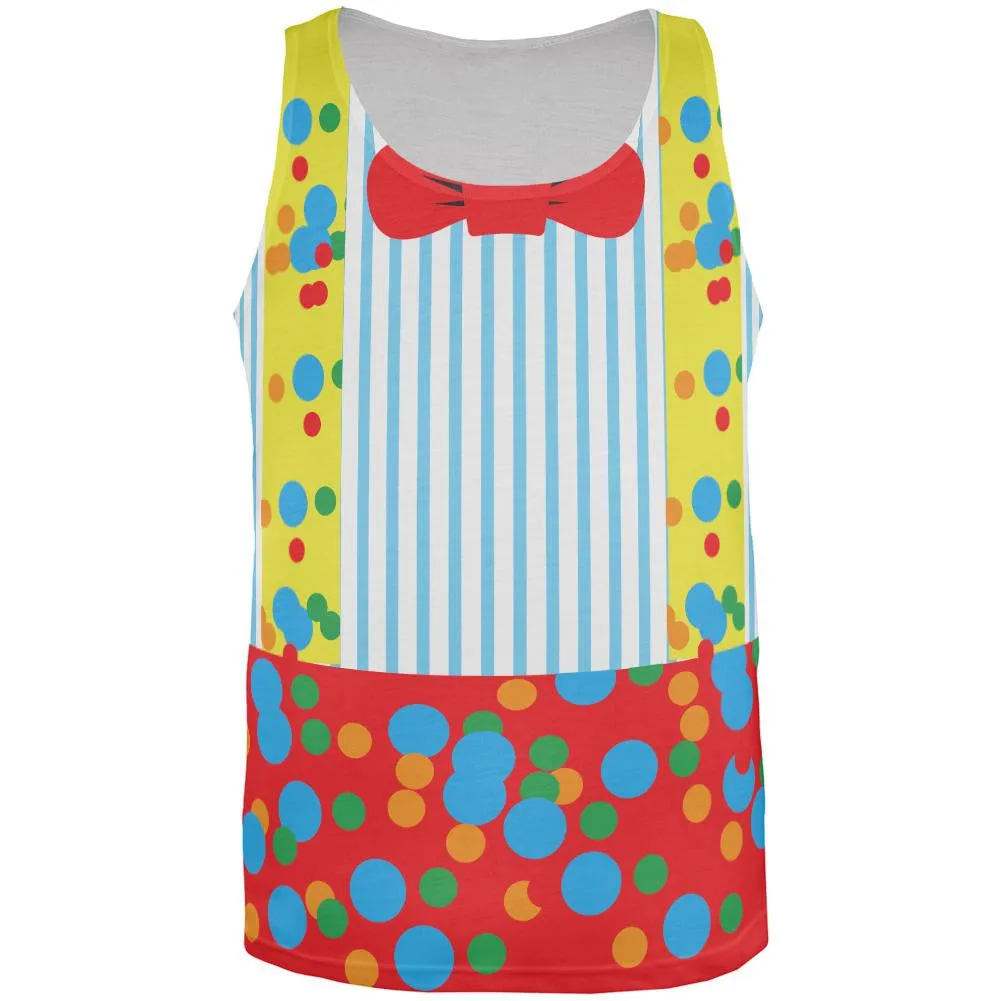 Halloween Costume Clown All Over Adult Tank Top Costume sold by Old Glory