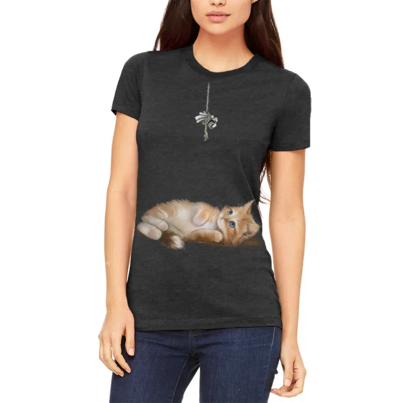 Simple Things Kitty Cat Playtoy Full Juniors Soft T Shirt sold by Old Glory