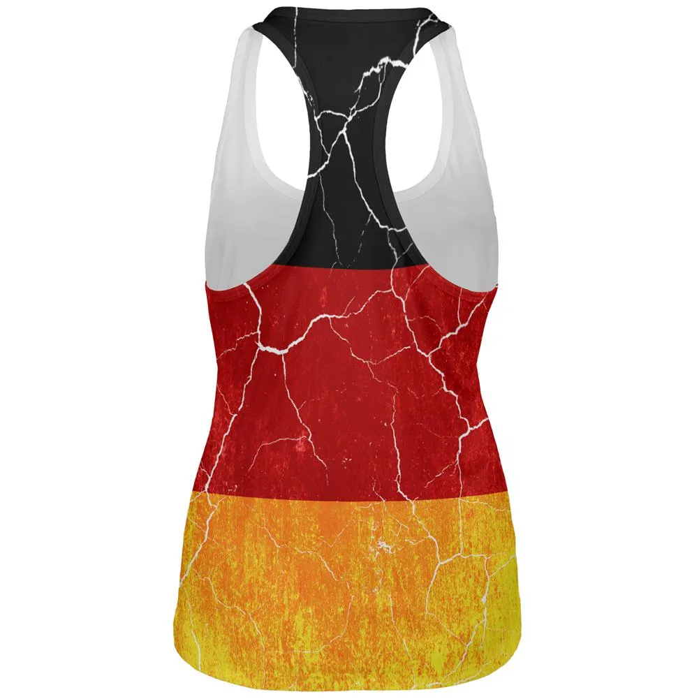 Oktoberfest Distressed Grunge German Flag All Over Womens Work Out Tank Top sold by Old Glory product image thumbnail 2