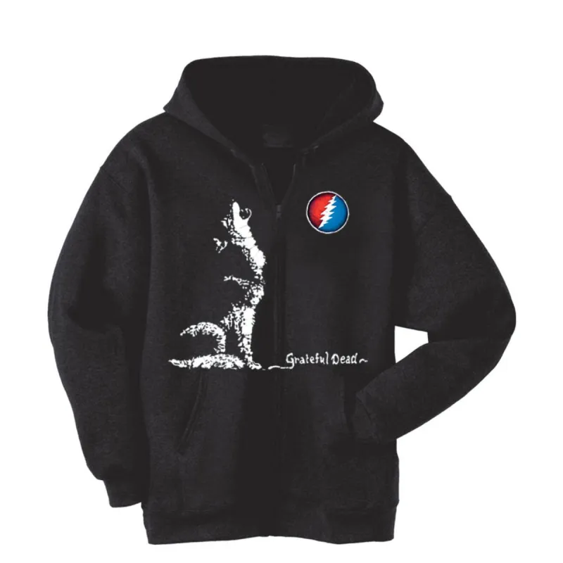 Grateful Dead - Dire Wolf Mens Zip Hoodie sold by Old Glory