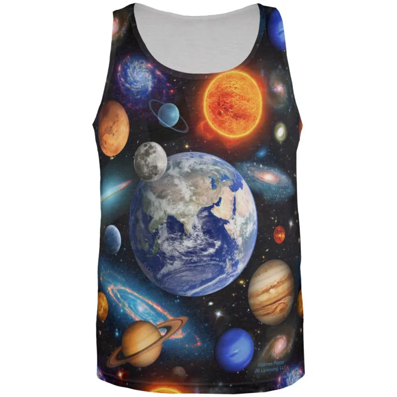 Galaxy Solar System All Over Mens Tank Top sold by Old Glory