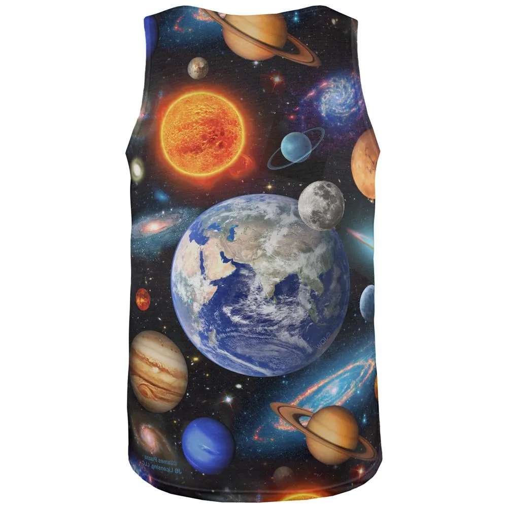 Galaxy Solar System All Over Mens Tank Top sold by Old Glory product image thumbnail 2