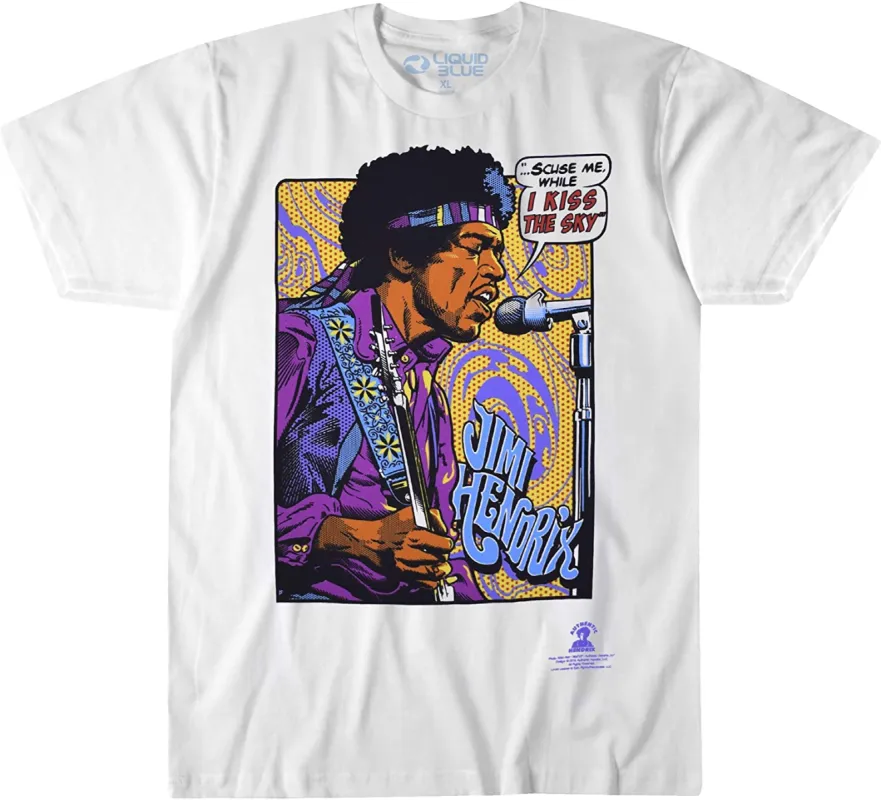 Jimi Hendrix - Pop Art Mens T Shirt sold by Old Glory