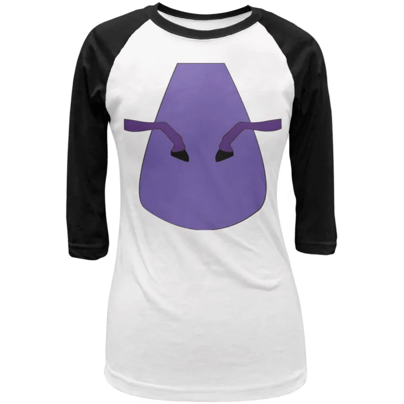 Halloween Magical Pony Costume White Juniors 3/4 Sleeve Raglan T Shirt sold by Old Glory