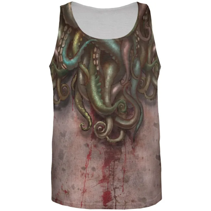 Cthulhu Greater God Tentacles All Over Adult Tank Top sold by Old Glory