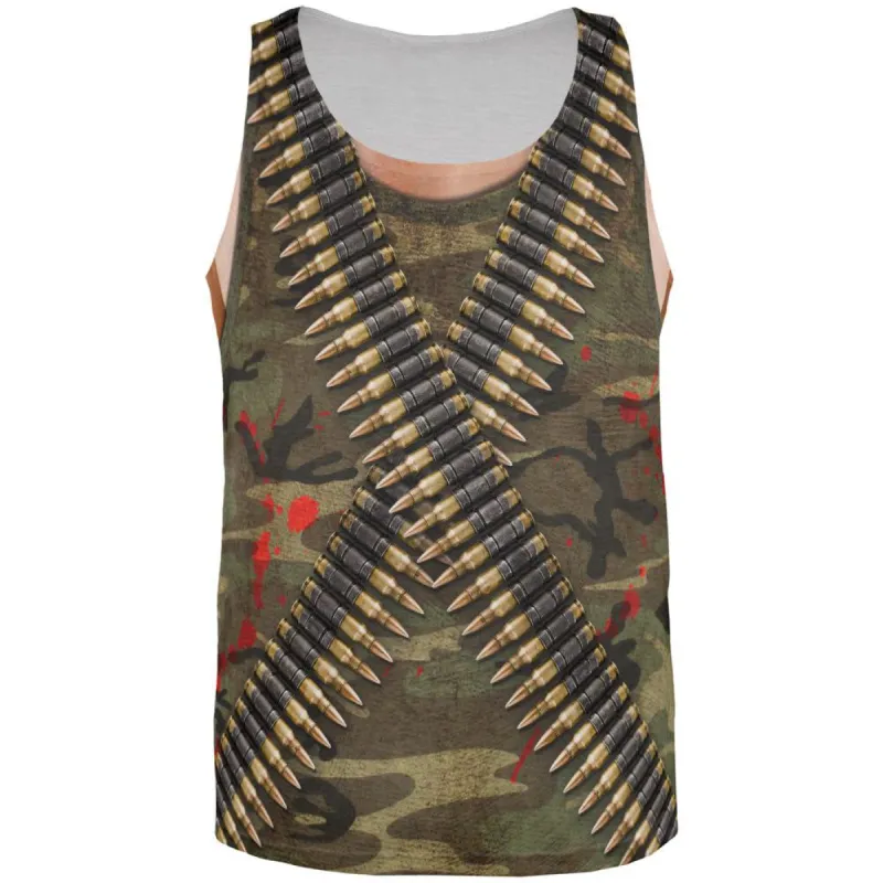 Commando All Over Adult Tank Top sold by Old Glory
