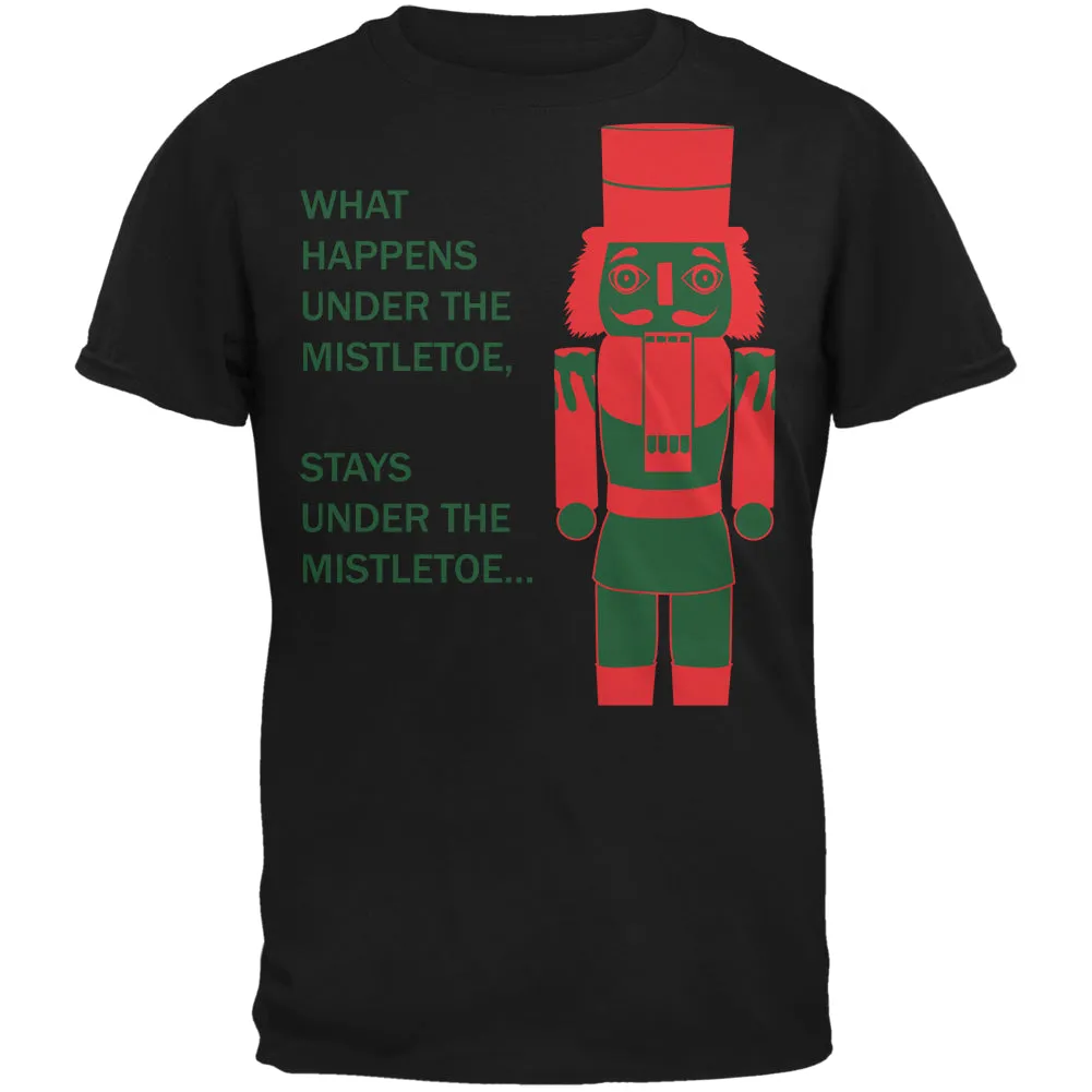 What Happens Here Nutcracker Black Adult T-Shirt sold by Old Glory