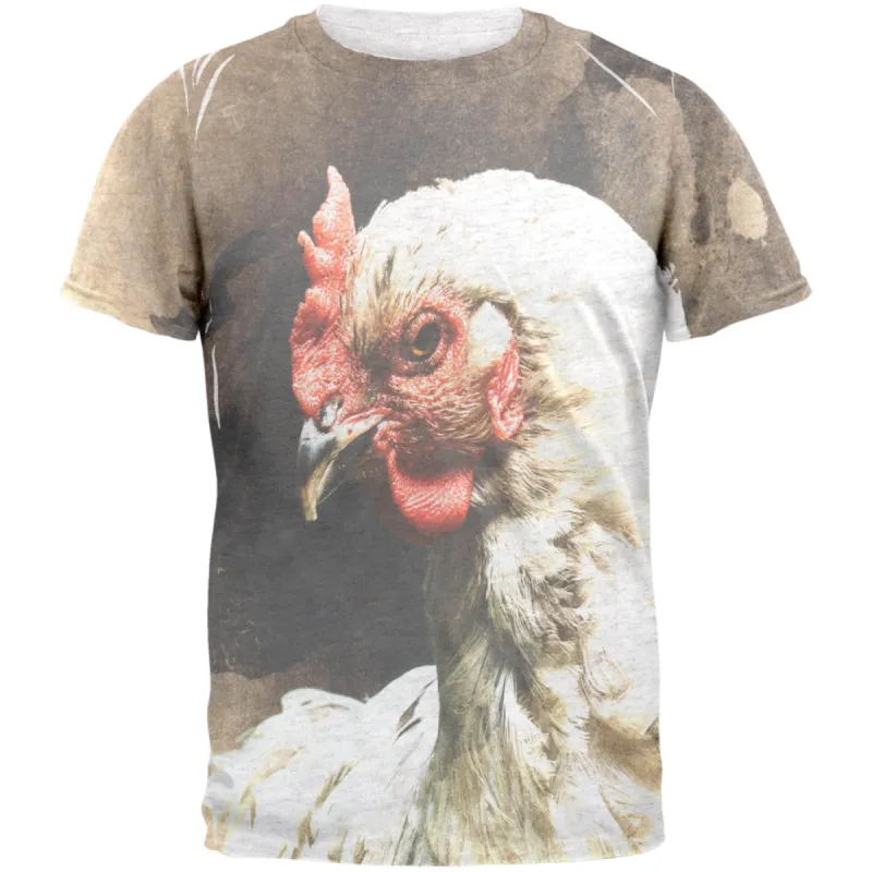 Queen Of The Barnyard Chicken Mens T Shirt sold by Old Glory