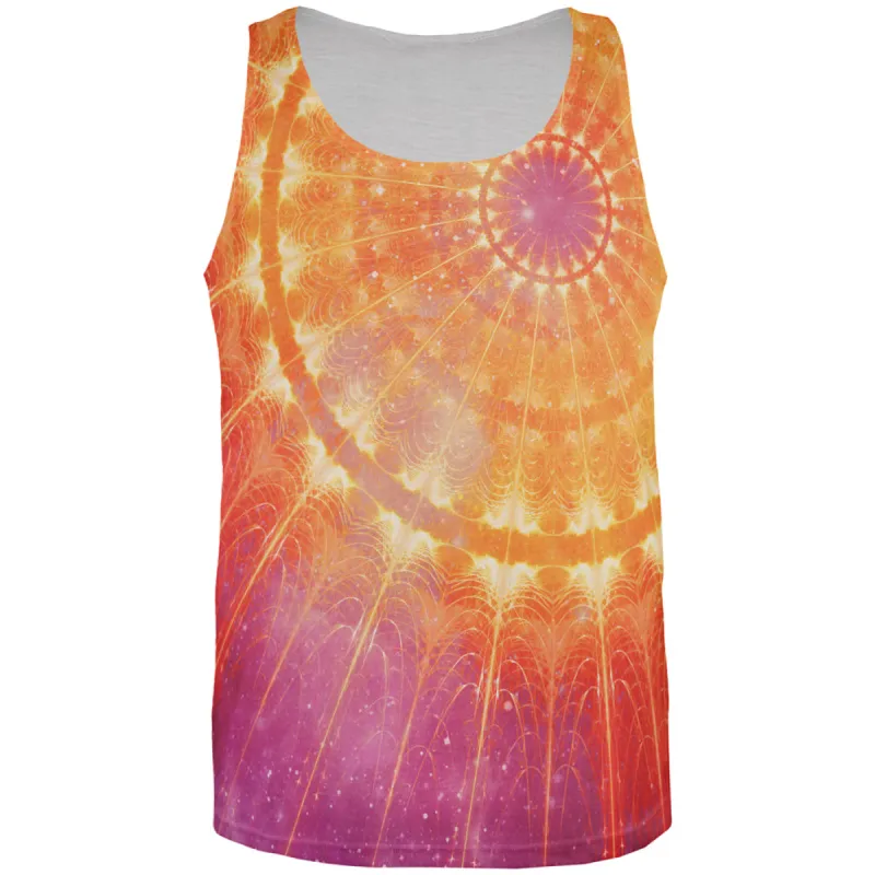 Celestial Cathedral Fractal Mandala All Over Mens Tank Top sold by Old Glory