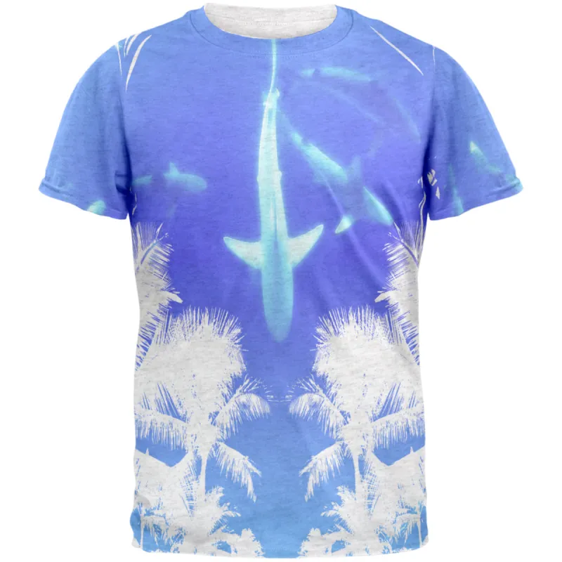 Summer Shark Beach Party Mens T Shirt sold by Old Glory
