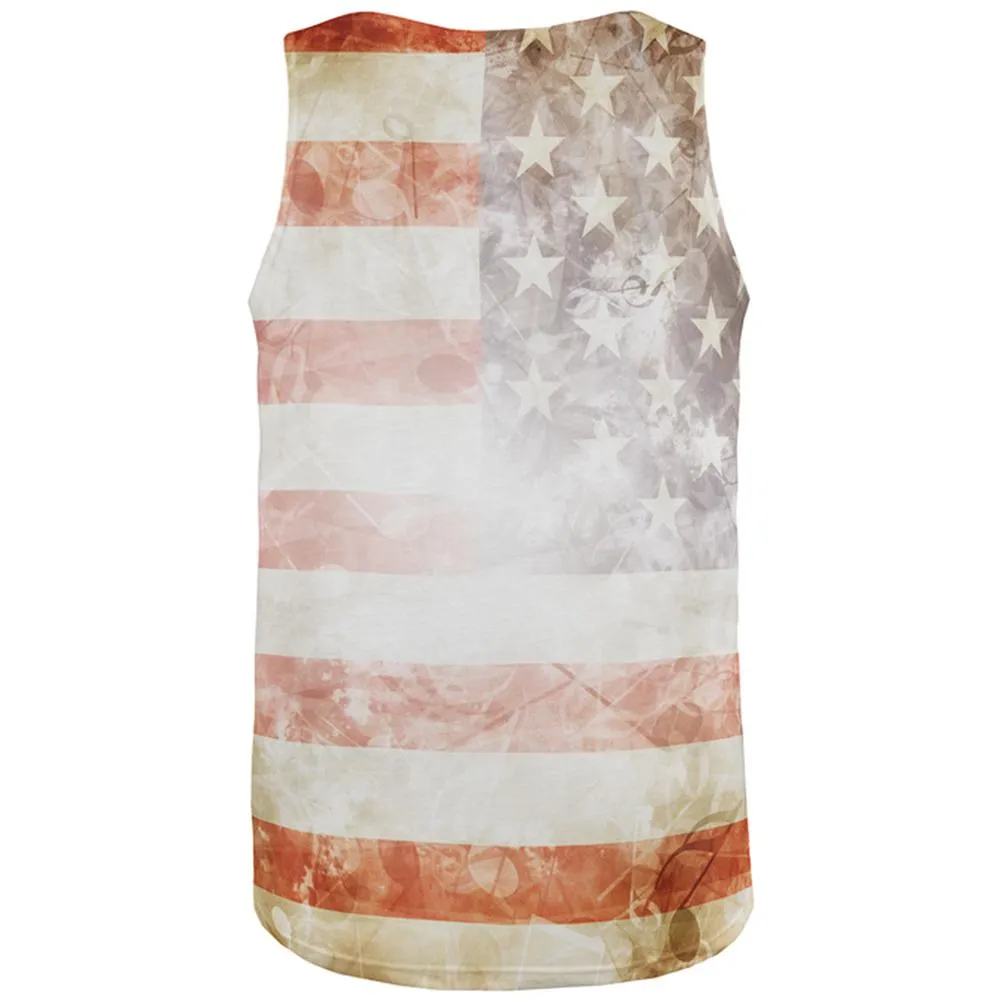4th of July American Flag Star Spangled Banner All Over Mens Tank Top sold by Old Glory product image thumbnail 2