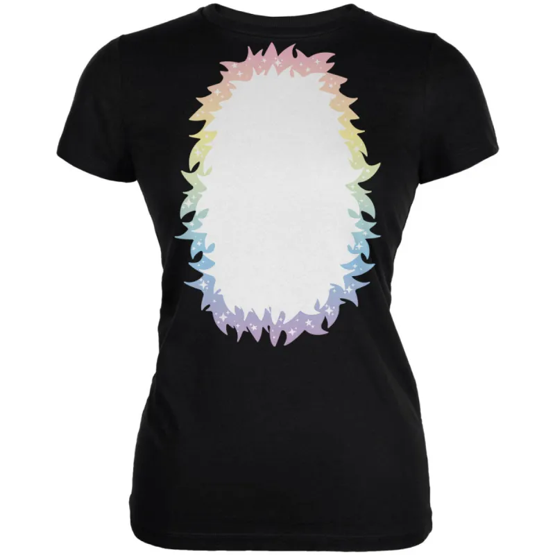 Halloween Unicorn Costume Rainbow Pony Juniors Soft T Shirt sold by Old Glory