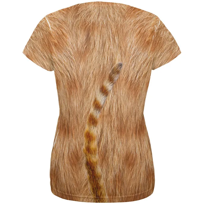Halloween Costume Orange Cat Costume All Over Womens T Shirt sold by Old Glory product image thumbnail 2