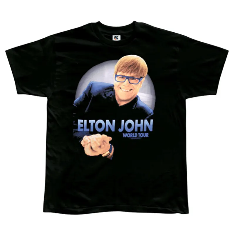 Elton John - World Tour Face T-Shirt sold by Old Glory