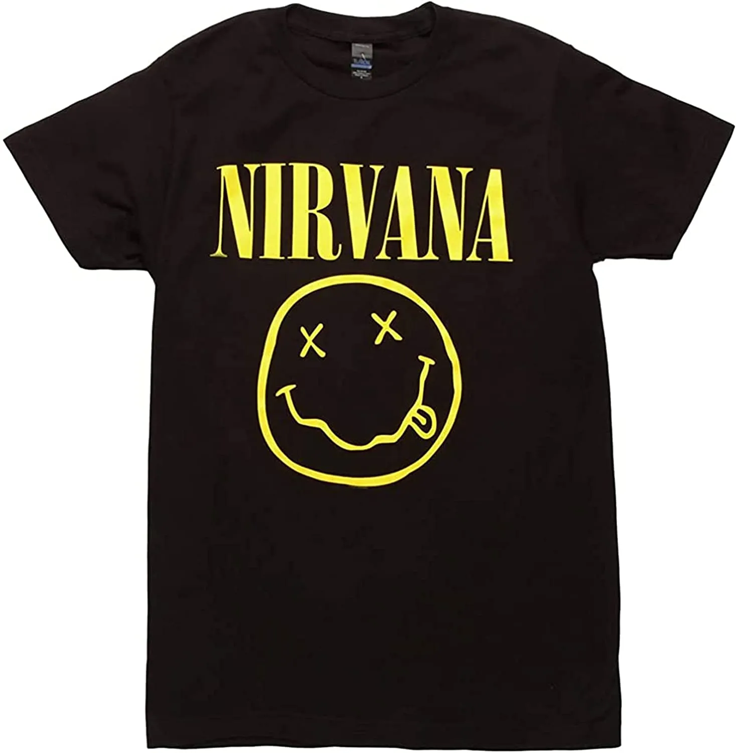 Nirvana - Smile Mens Soft T Shirt sold by Old Glory