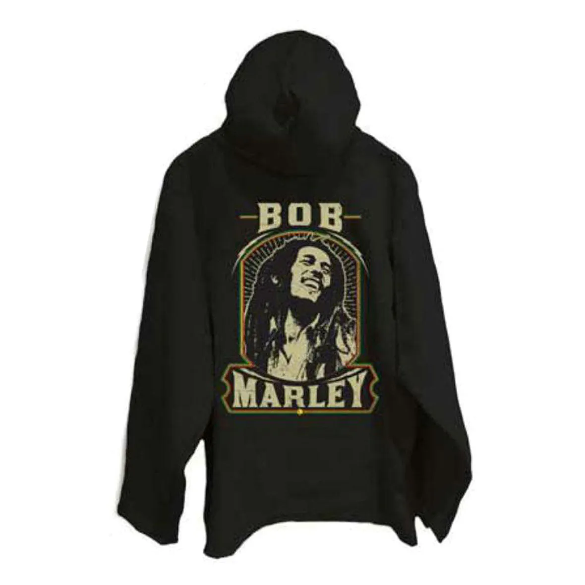 Bob Marley - Rasta Frame Mens Pullover Baja Hoodie sold by Old Glory product image thumbnail 2