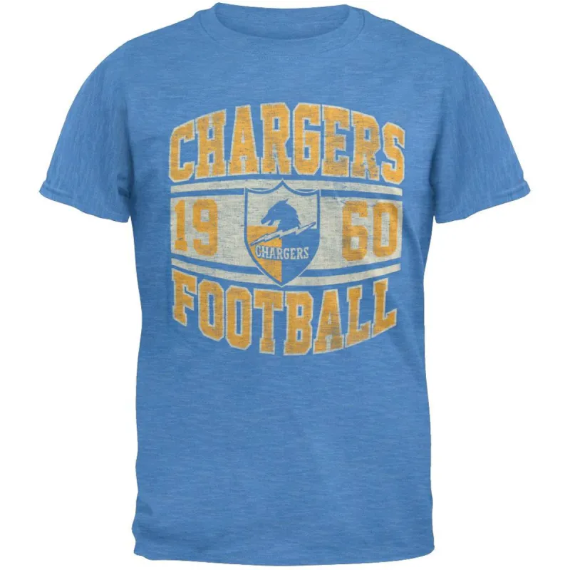 San Diego Chargers - Inaugural Logo Premium T-Shirt sold by Old Glory