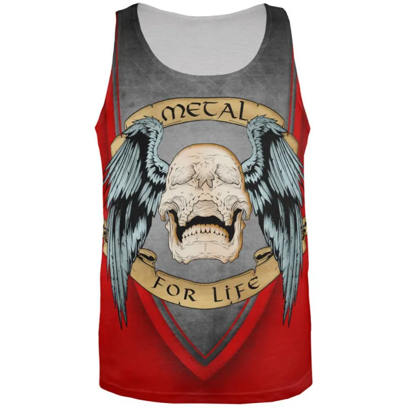 Metal Music for Life All Over Adult Tank Top sold by Old Glory