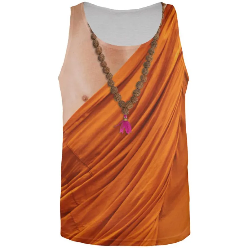 Halloween Costume Buddhist Monk All Over Adult Tank Top Costume sold by Old Glory