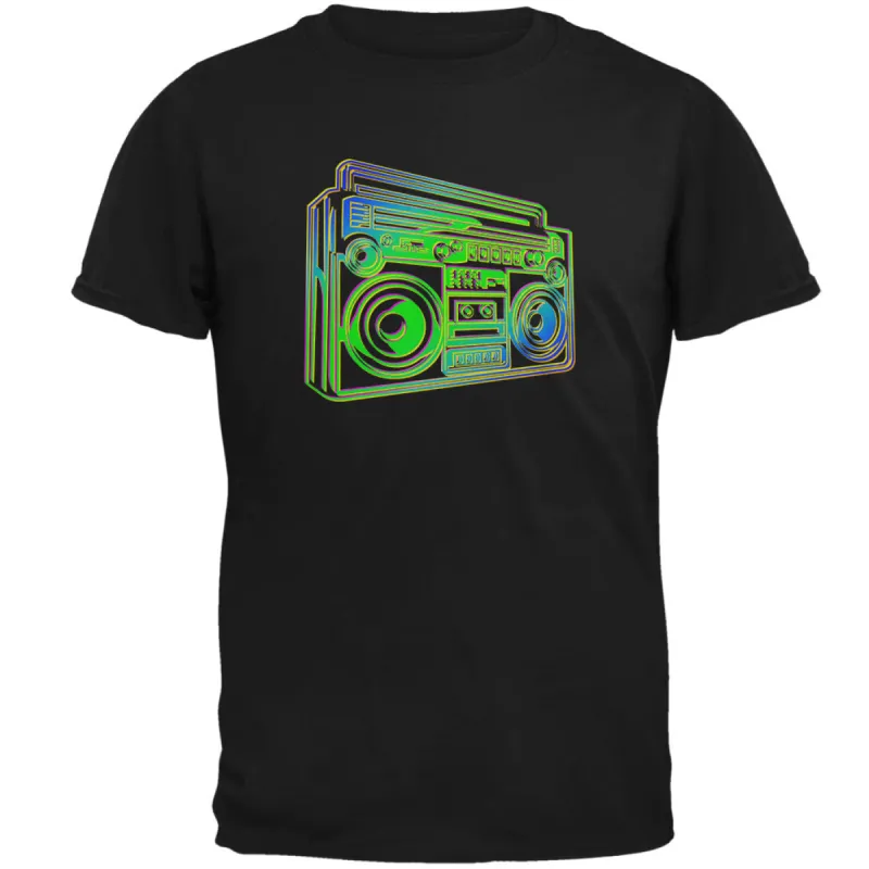 Back to the Old School Boom Box Mens T Shirt sold by Old Glory