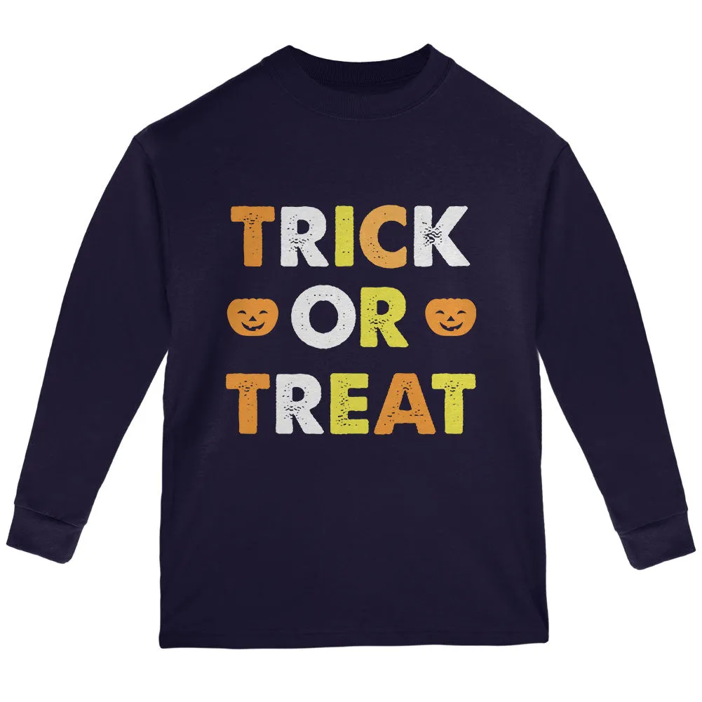 Halloween Trick Or Treat Youth Long Sleeve T Shirt sold by Old Glory product image thumbnail 2