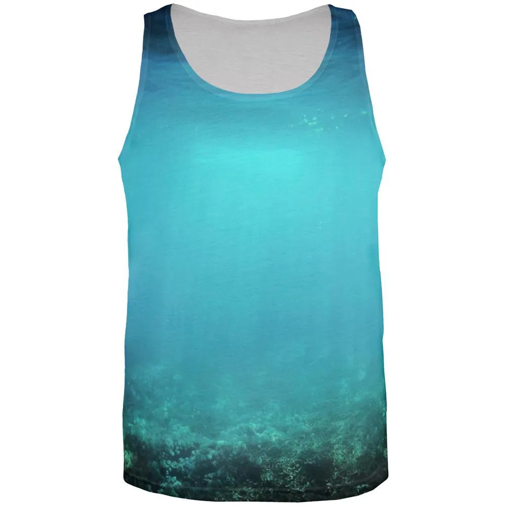 Underwater All Over Adult Tank Top sold by Old Glory
