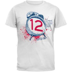 The Number Twelve Looks Like You - Clocks Soft T-Shirt sold by Old Glory