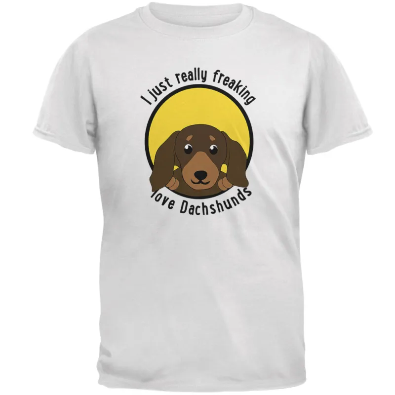 I Just Love Dachshunds Mens Soft T Shirt sold by Old Glory
