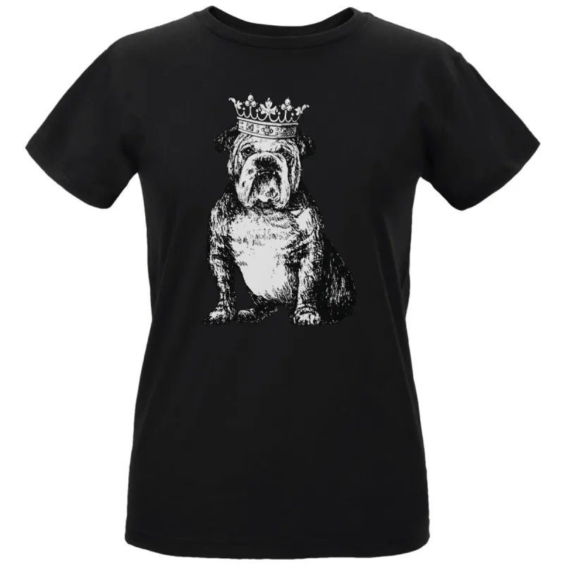 British Bulldog Crown Womens Organic T Shirt sold by Old Glory
