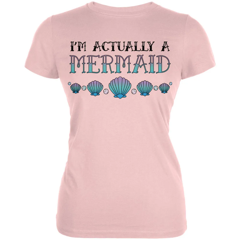 Halloween I'm Actually a Mermaid Juniors Soft T Shirt sold by Old Glory product image thumbnail 2