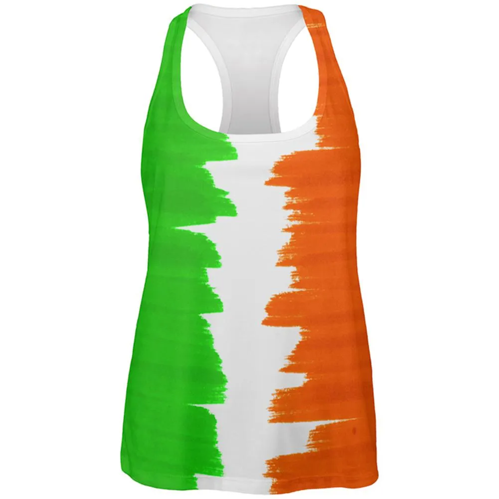 St Patrick's Day Color Me Irish All Over Womens Work Out Tank Top sold by Old Glory